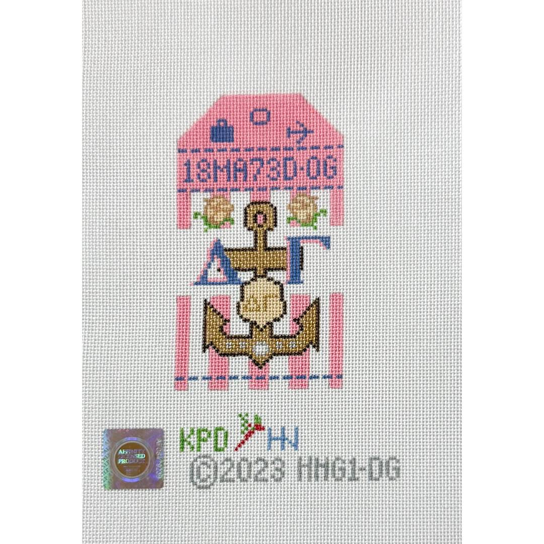 Sorority Travel Tag - Delta Gamma