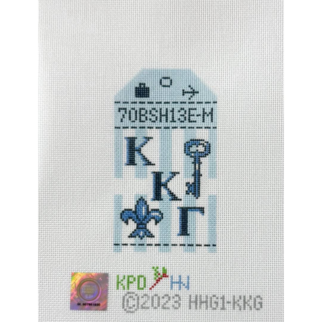 Sorority Travel Tag - Kappa Kappa Gamma