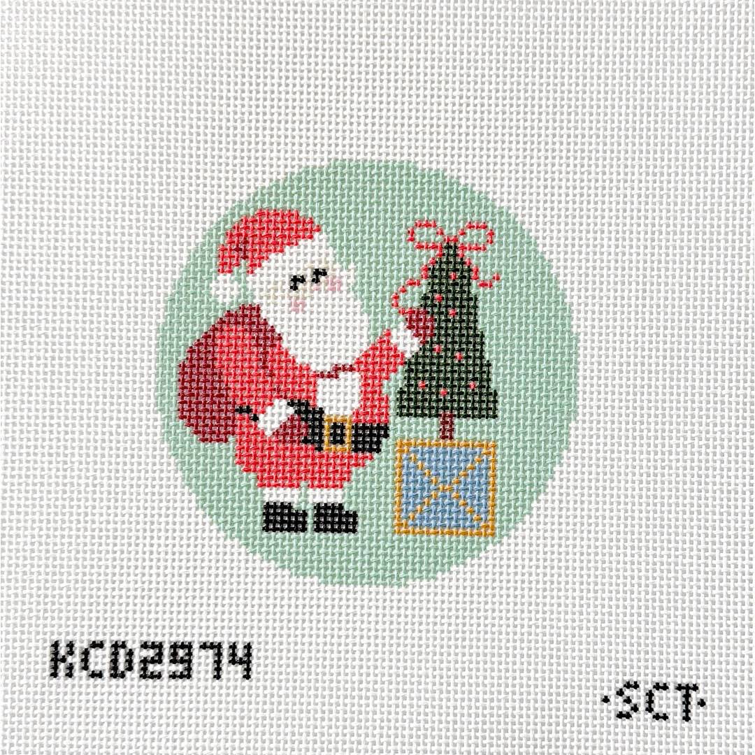 Santa with Topiary