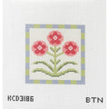 Folk Art Florals Sqaure three