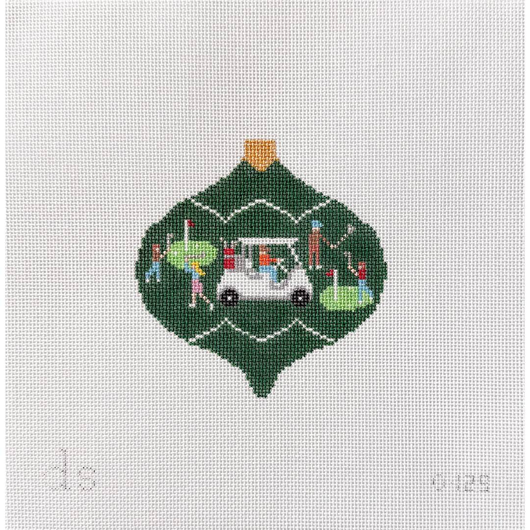 Ornament with Golfers