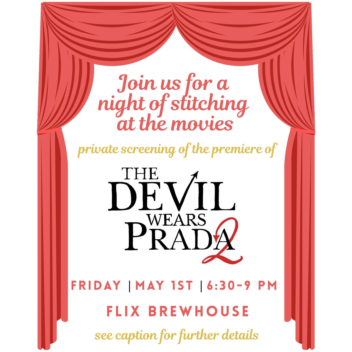 Stitching at the Movies (The Devil Wears Prada 2)