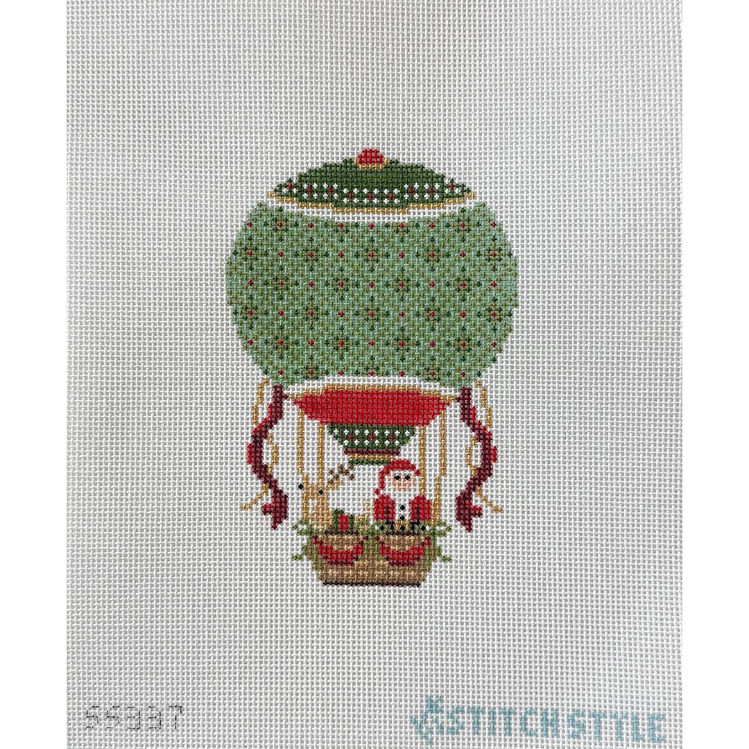 Christmas Hot Air Balloon with Santa