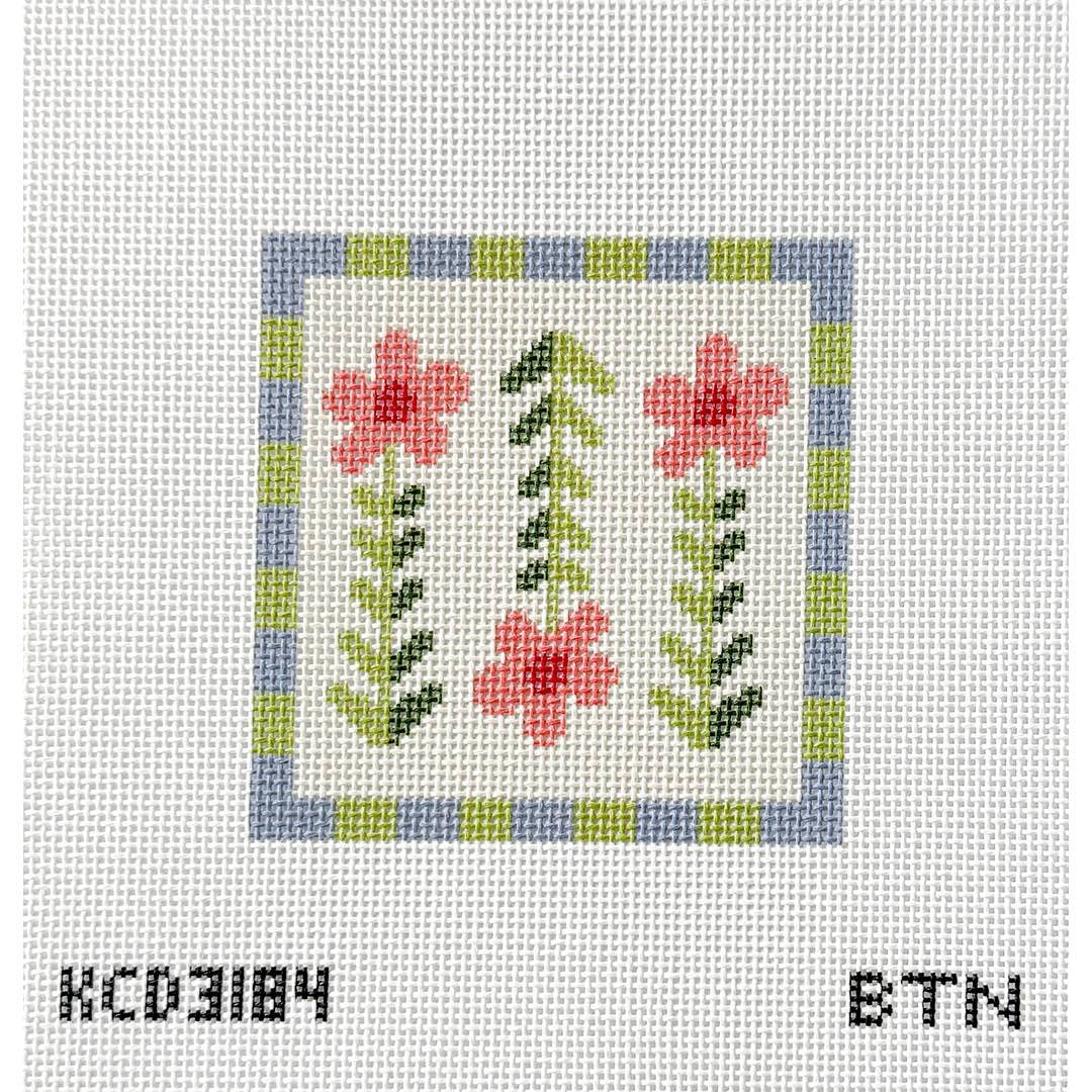 Folk Art Floral Square one