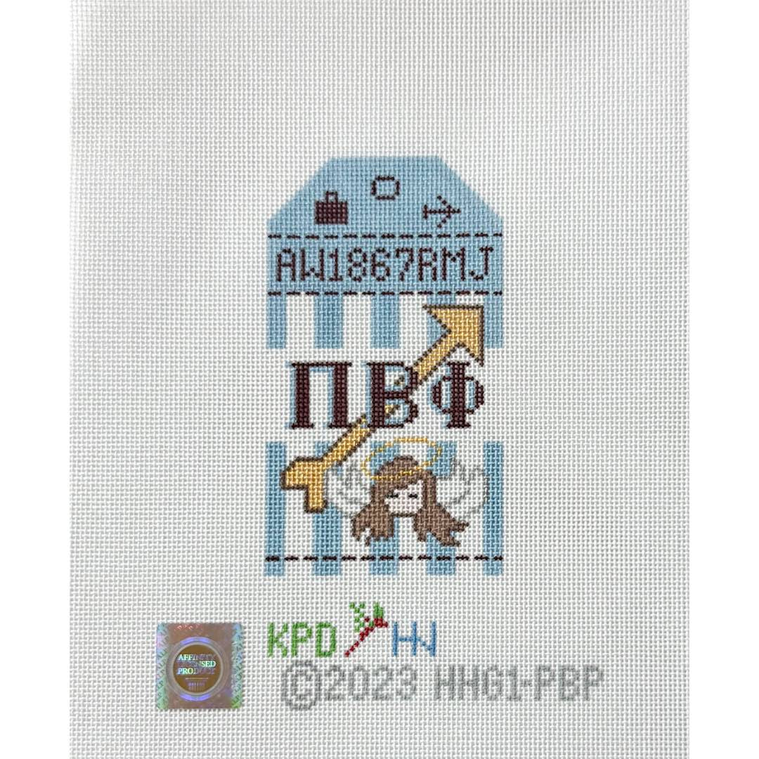 Sorority Travel Tag - Pi Beta Phi