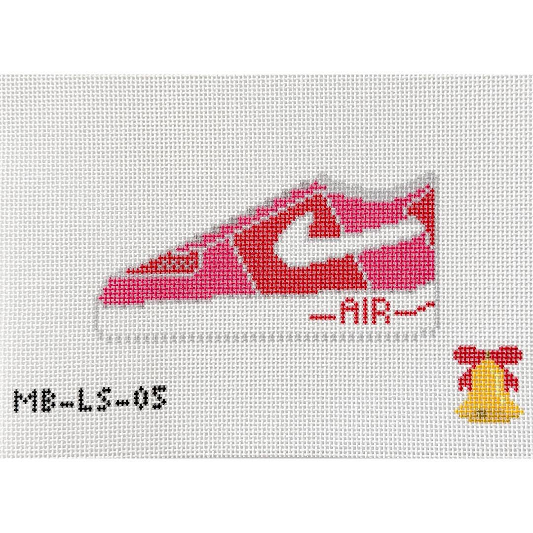 Pink and Red Air Sneaker