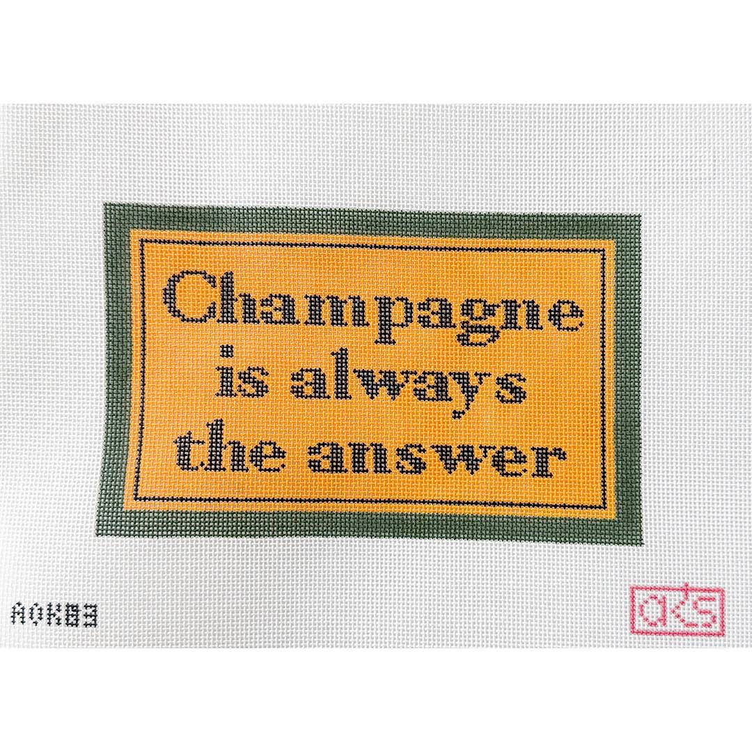 Champagne is always the answer