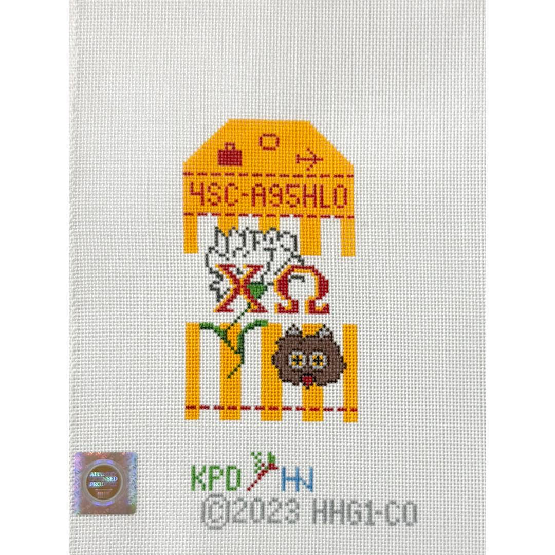 Sorority Travel Tag - Chi Omega