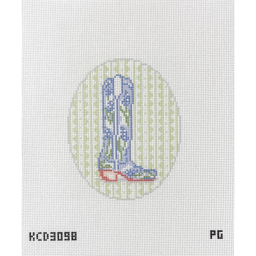 Blue Cowboy Boot