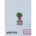Tiny 4th of July Topiary