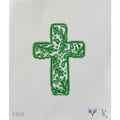 Chinoiserie Cross - Green