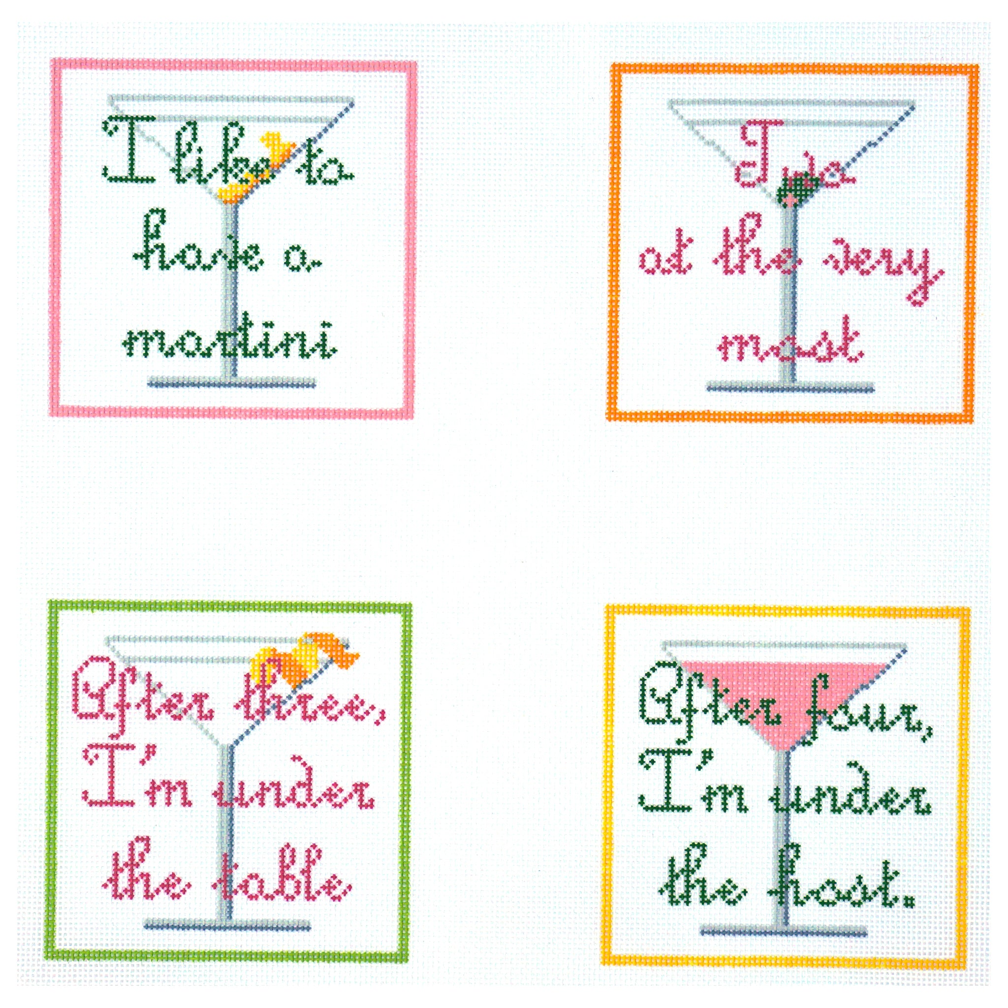 Martini Coasters