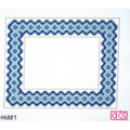 Ric Rac Picture Frame - Blue and Green 5x7"