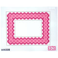 Ric Rac Picture Frame - Pink 4x6"