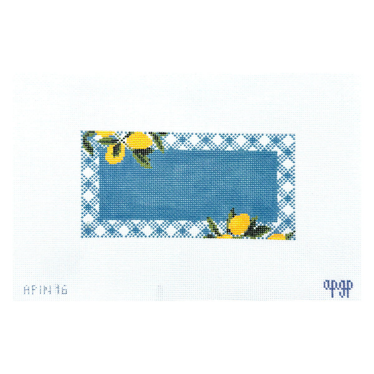 Lemons on Blue Insert
