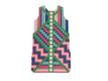 Aqua Patch Shift Dress