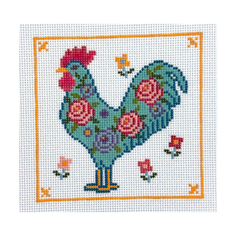 Floral Rooster