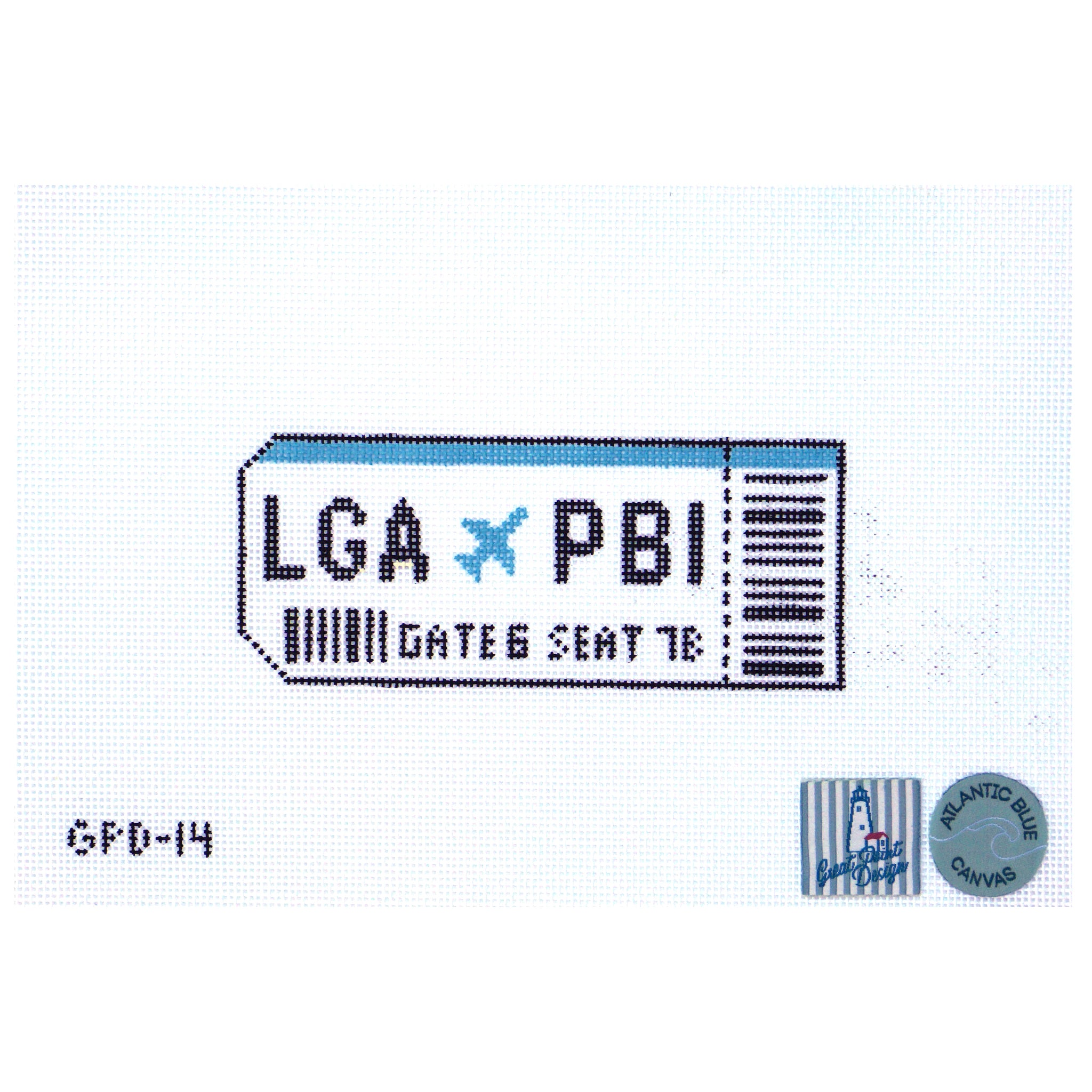 LGA-PBI Plane Ticket