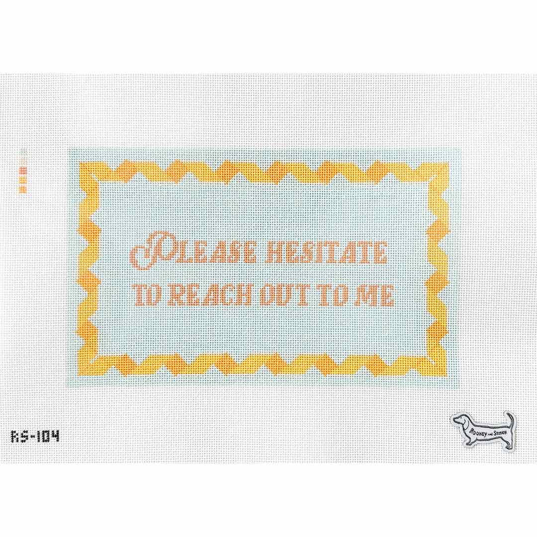 Please Hesitate