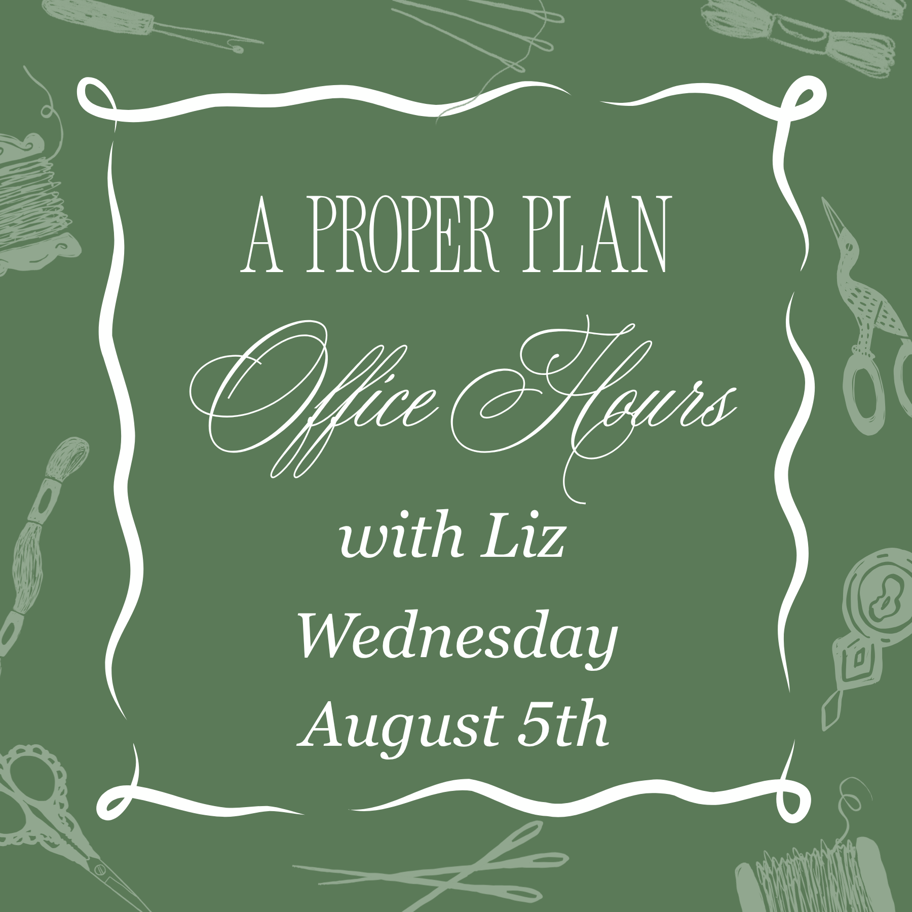 A Proper Plan - August 5th