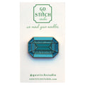 Roosevelt Inspired Aquamarine (Thin Design) Needle Minder