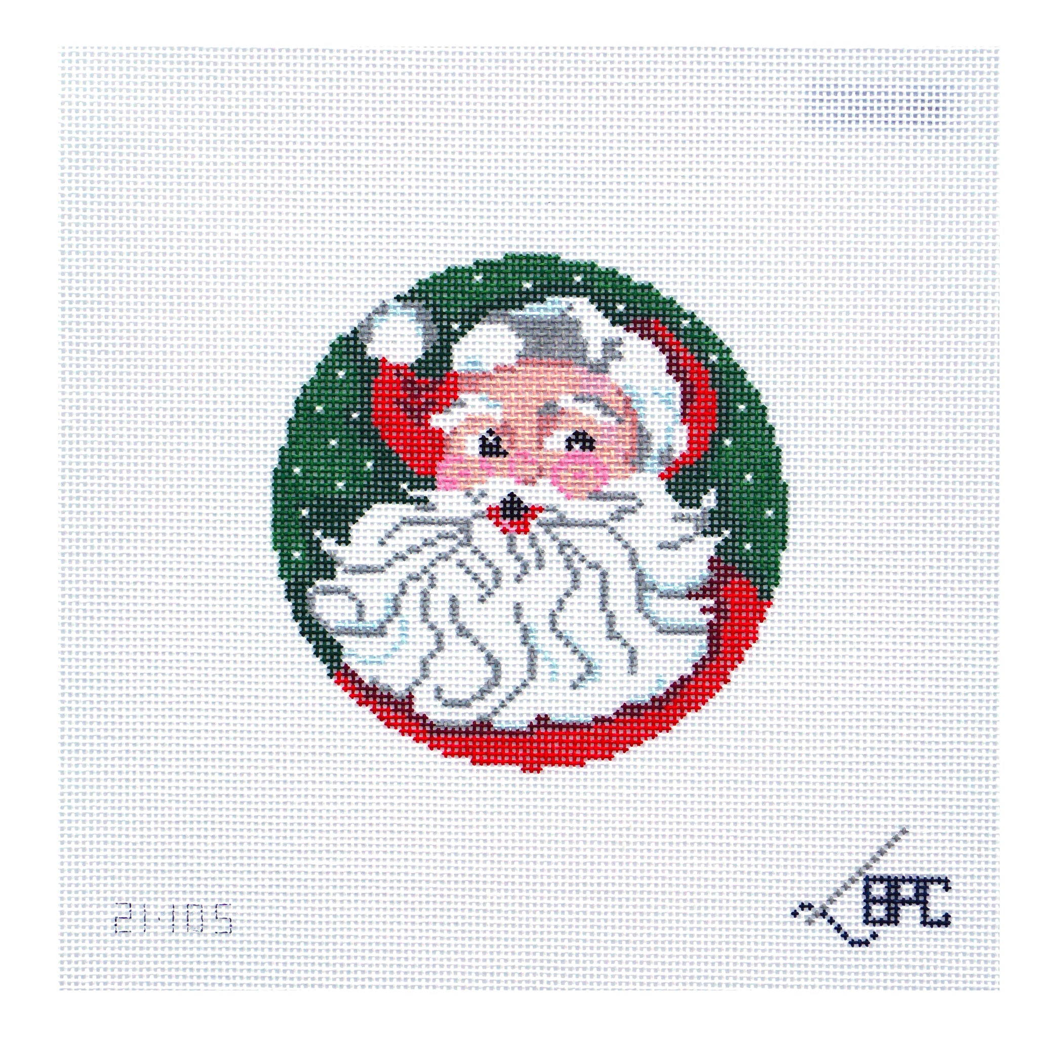 Classic Santa - 4" Round