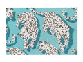 Leopard Clutch - Blue