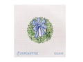 Emily Quigley Wreath with Blue Bow
