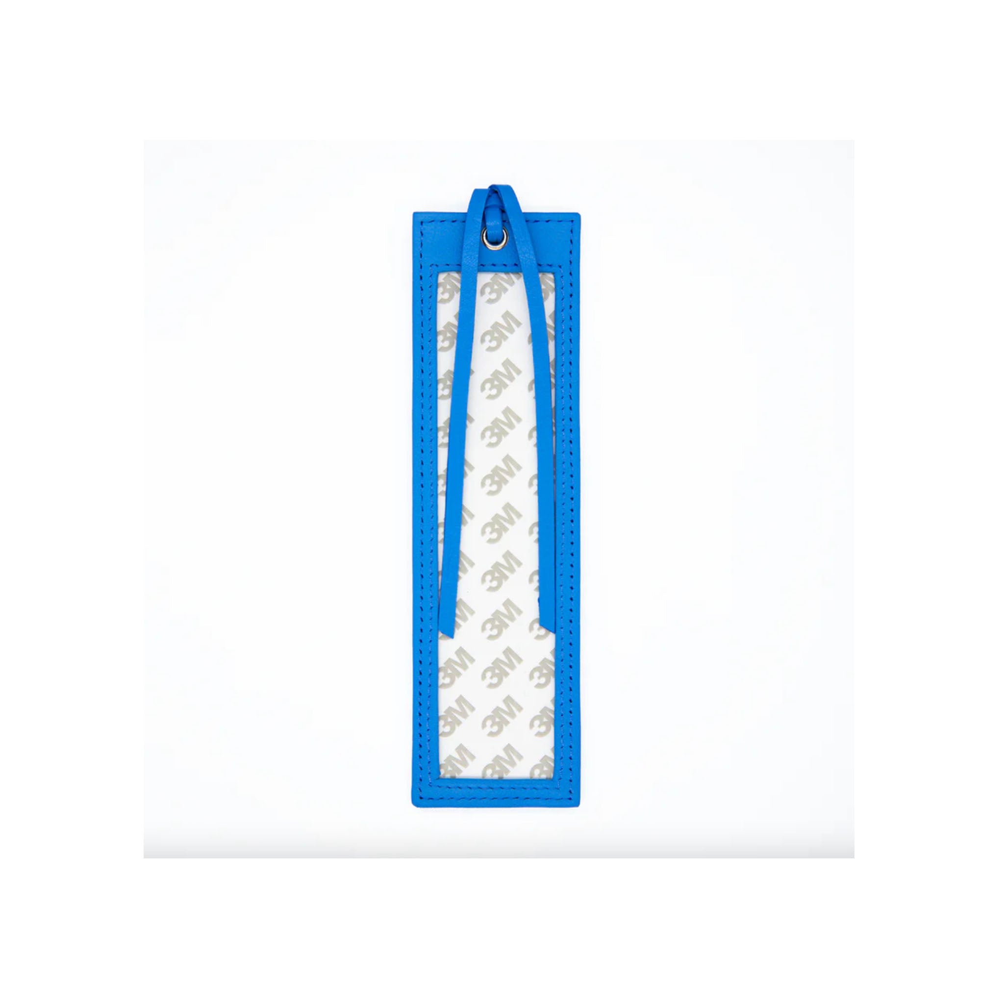 Leather Bookmark Insert - Blue