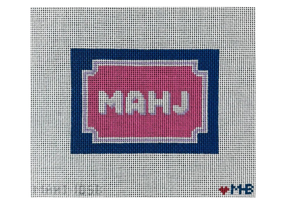 Bracket Frame Mahjong Insert (Navy Pink Lilac)