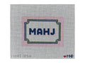 Bracket Frame Mahjong Insert (Pink Navy Citron)
