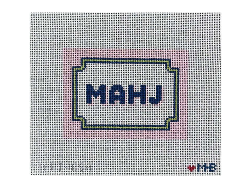 Bracket Frame Mahjong Insert (Pink Navy Citron)