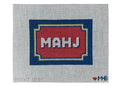 Bracket Frame Mahjong Insert (Red Navy Olive)