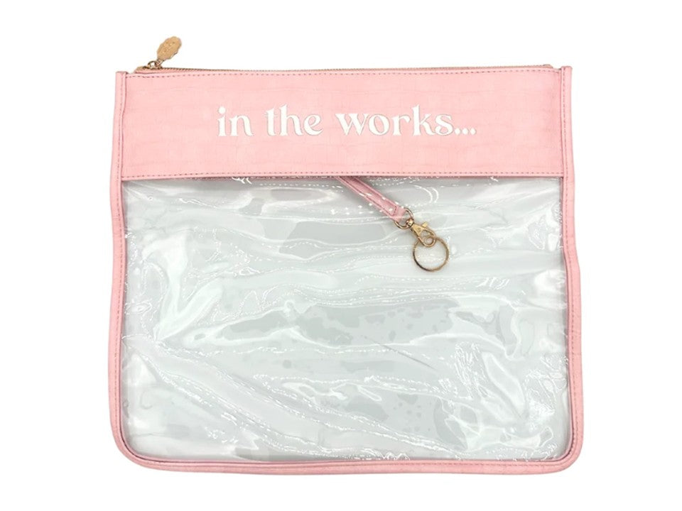 In the Works Project Bag- Bubblegum Croc