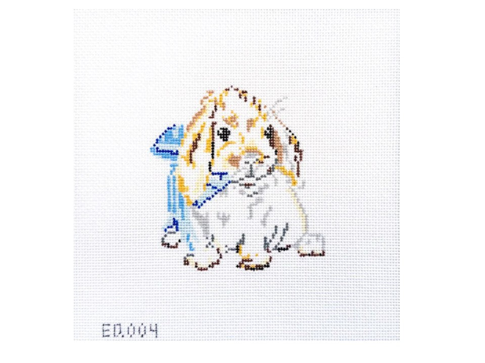 Bunny with Blue Bow