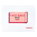 Cake Bake Matchbook