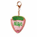 Troop NDLPT Beaded Keychain Pink