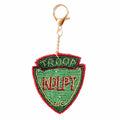 Troop NDLPT Beaded Keychain - Red & Green