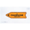 Champagne this Way (Orange)