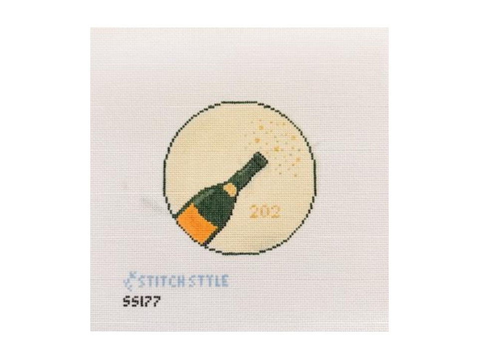 Celebration Champagne Round & Stitch Guide