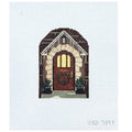 Brown Christmas Door