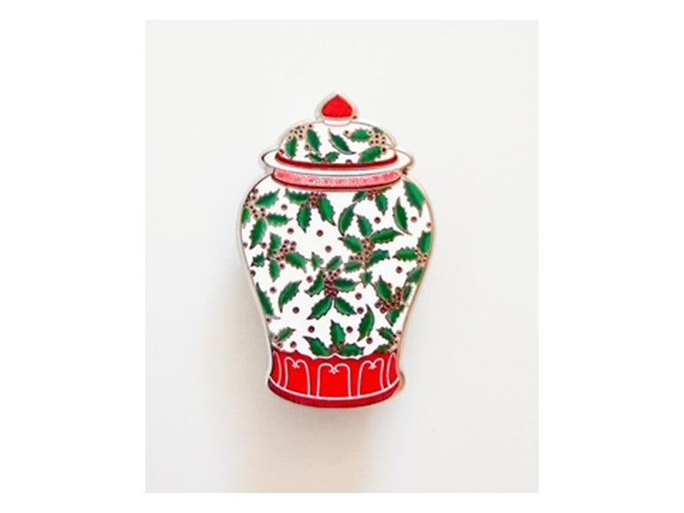 Christmas Ginger Jar Needle Minder