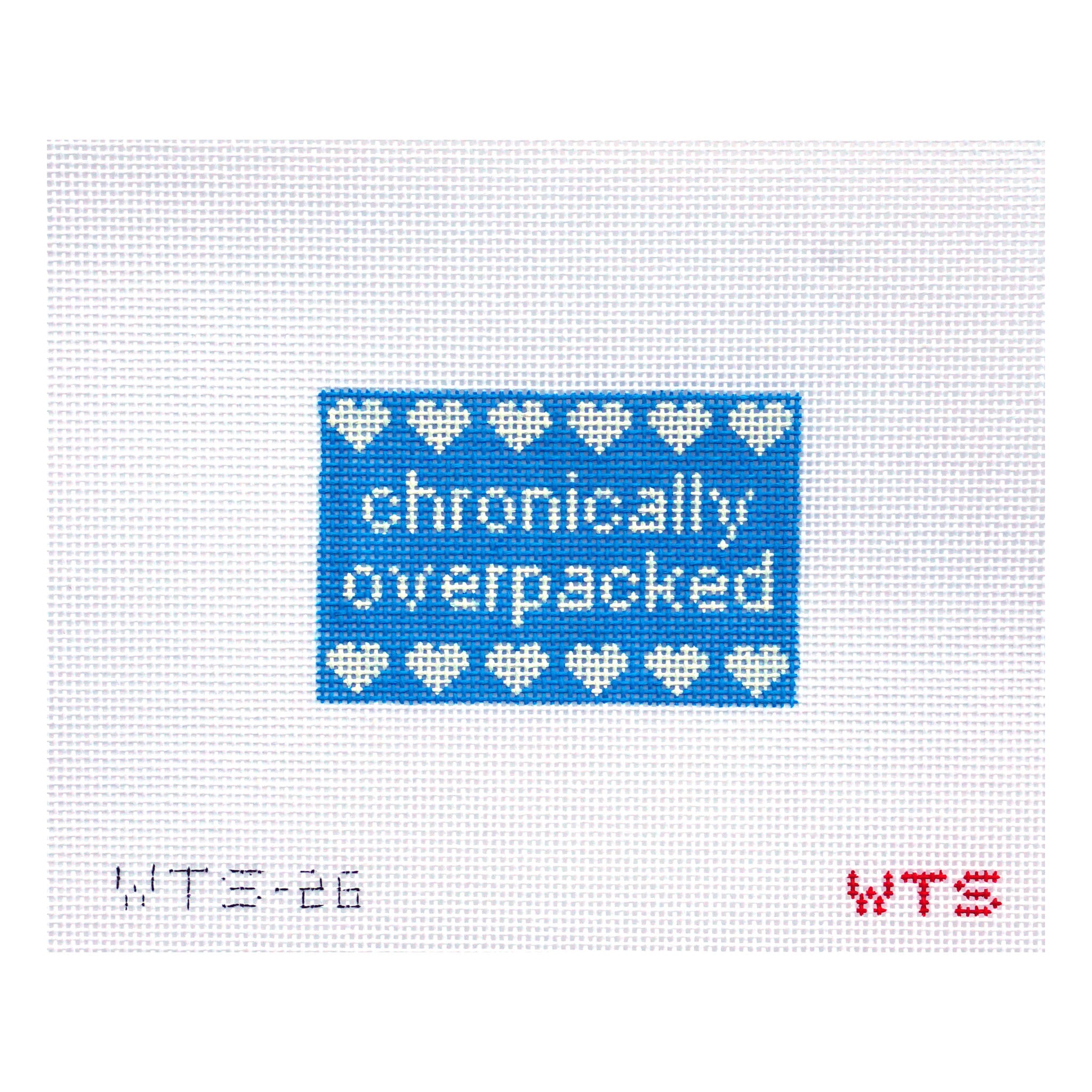 Chronically Overpacked Luggage Tag – The Proper Stitch