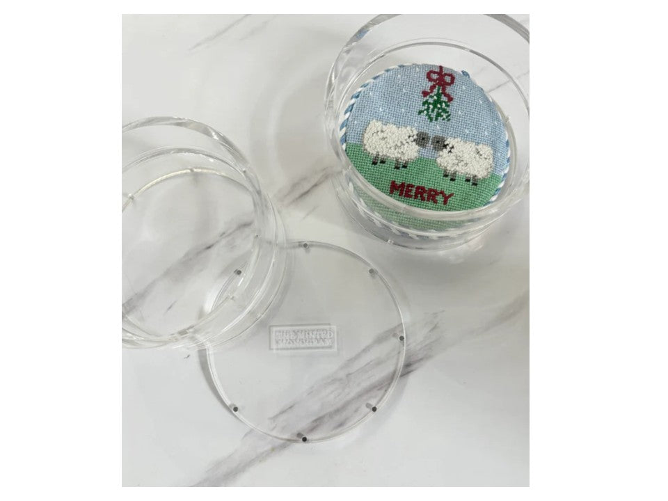 Acrylic 4.25 inch Round Tray