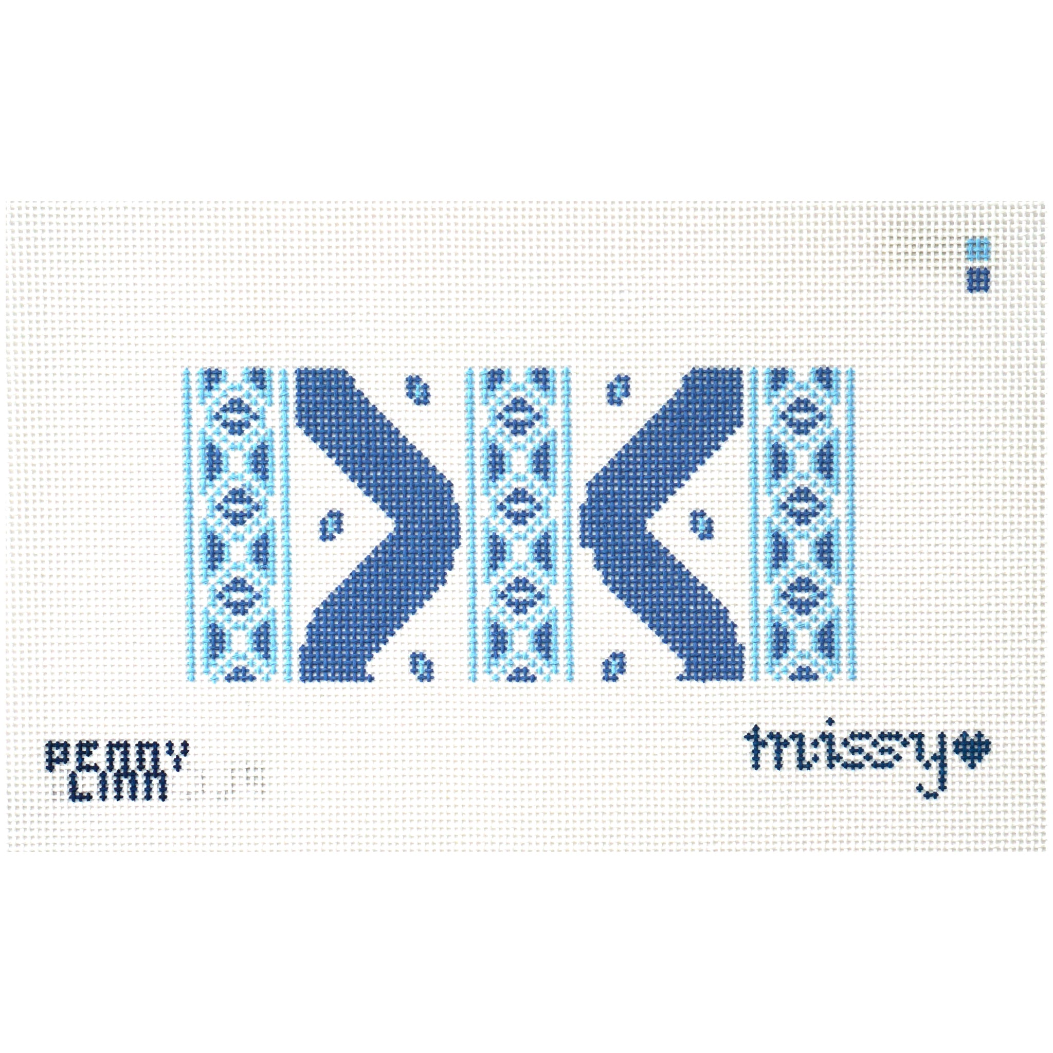 Ikat Sunglasses Case - Blue