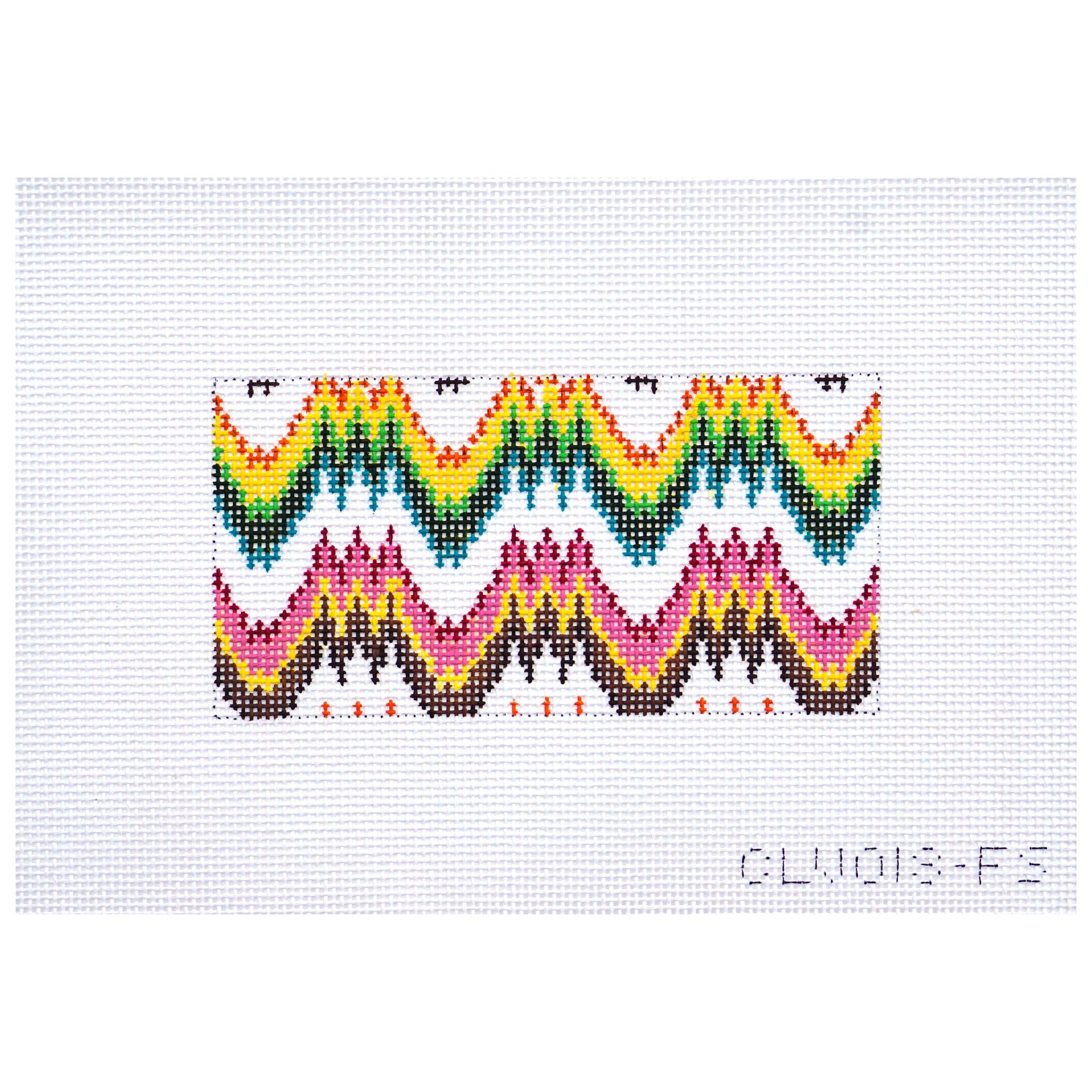 Rectangular Insert - Flame Stitch