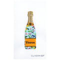 Blue Floral Champagne