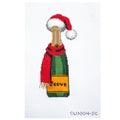 Santa hat and scarf champagne