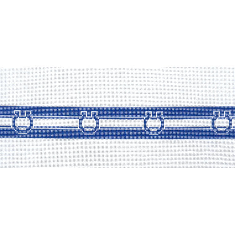 Colts Belt Blue & White Stripe