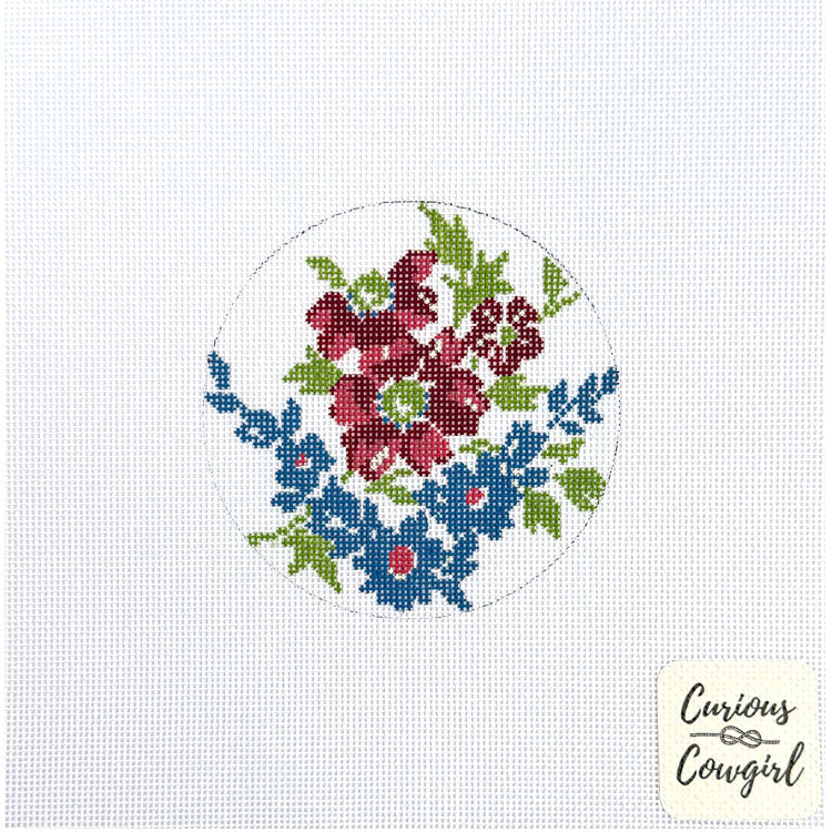 Red & Blue Floral